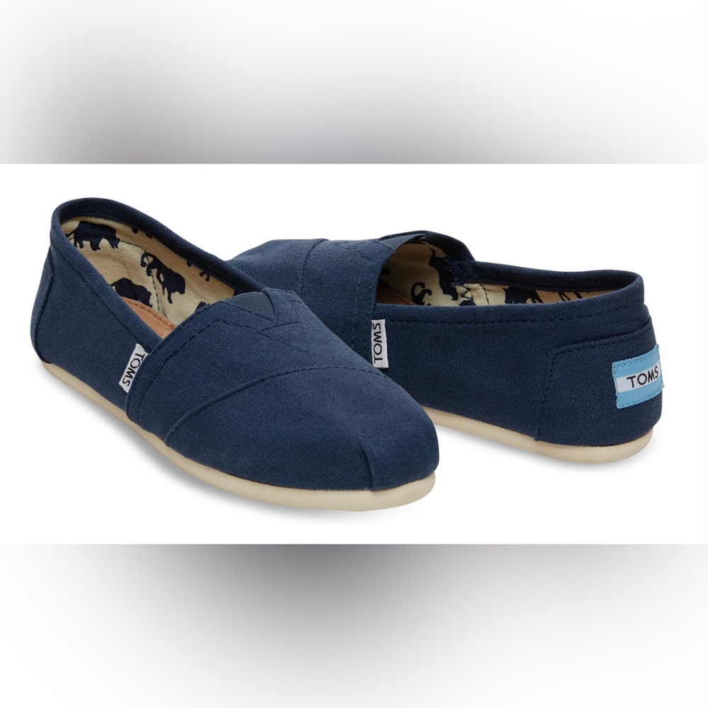 EUC Toms Navy Canvas Classics - Picture 2 of 15